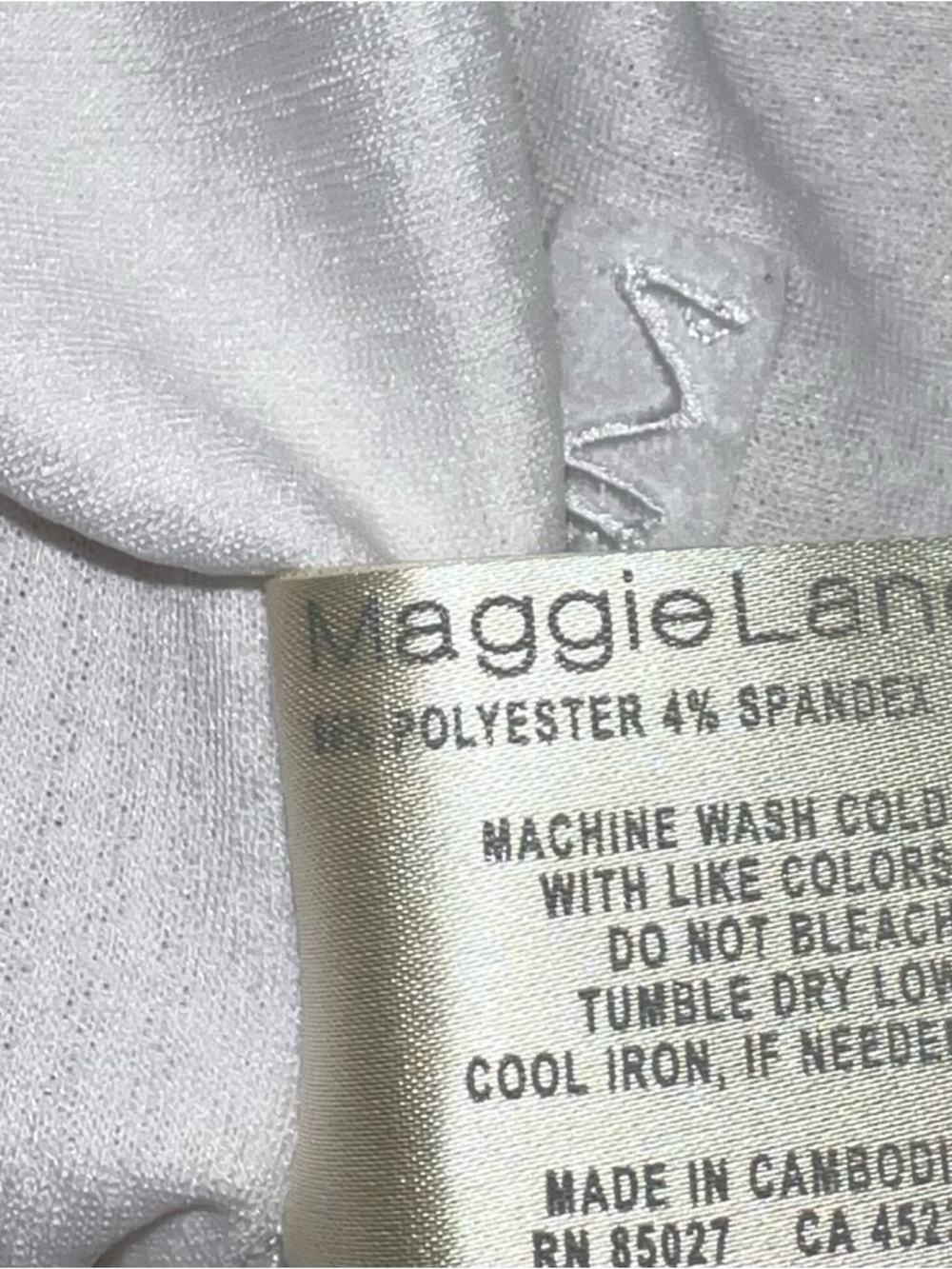 Maggie Lane Medium White Sleeveless Golf Polo Waffle Knit Pickleball Coastal - Picture 8 of 10